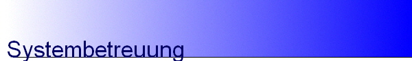 Systembetreuung